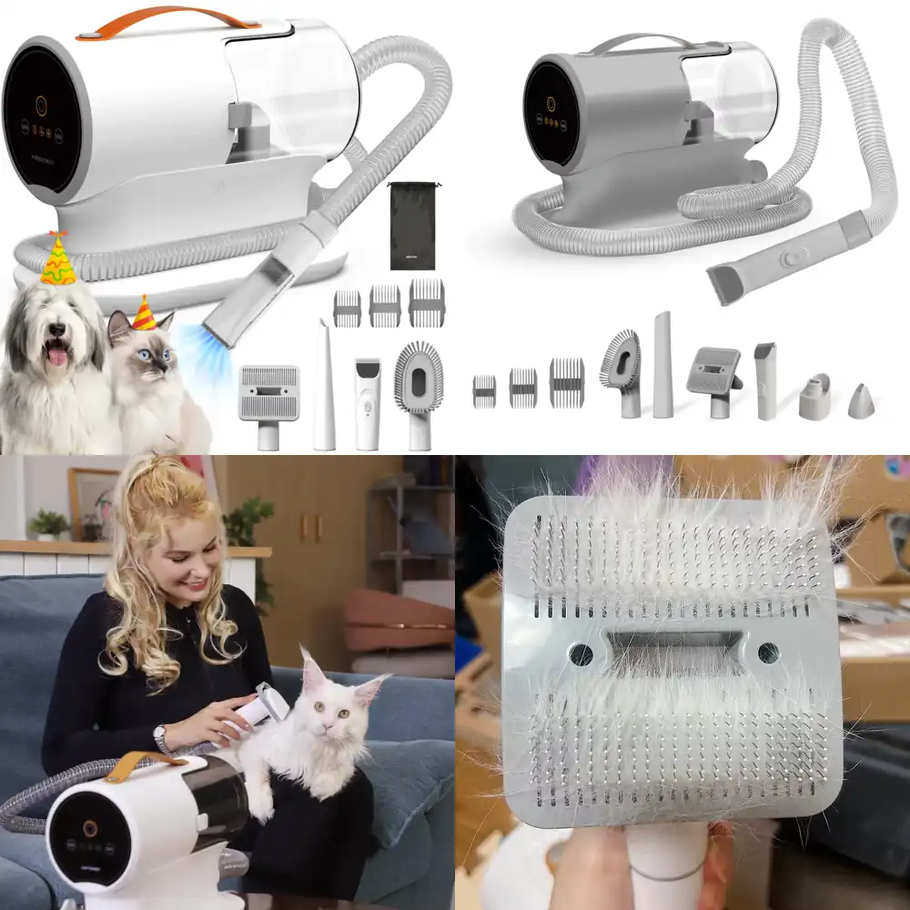 Dog Grooming Clippers - Aspiradora para Mascotas AIRROBO USA Ship,