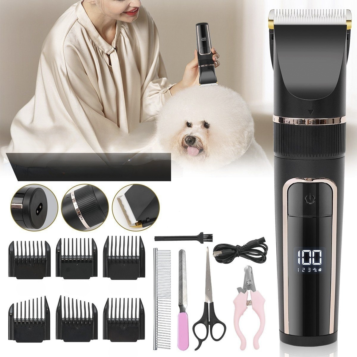 Pet Supplies Grooming Hours - Cortadora de Pelo para Perros y