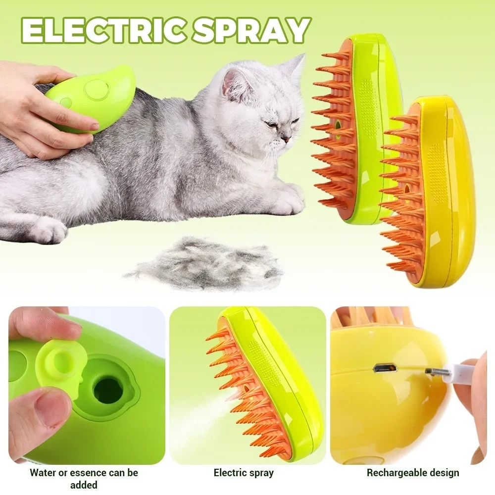 Cepillo de vapor para gatos, p - Pet Supplies Grooming Hours reseña y precio