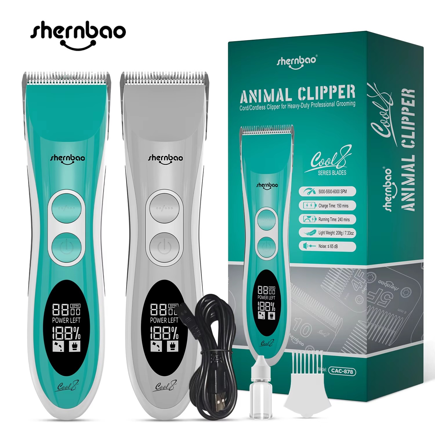 Shernbao CAC-878 Cortadora de  - Dog Grooming Clippers reseña y precio