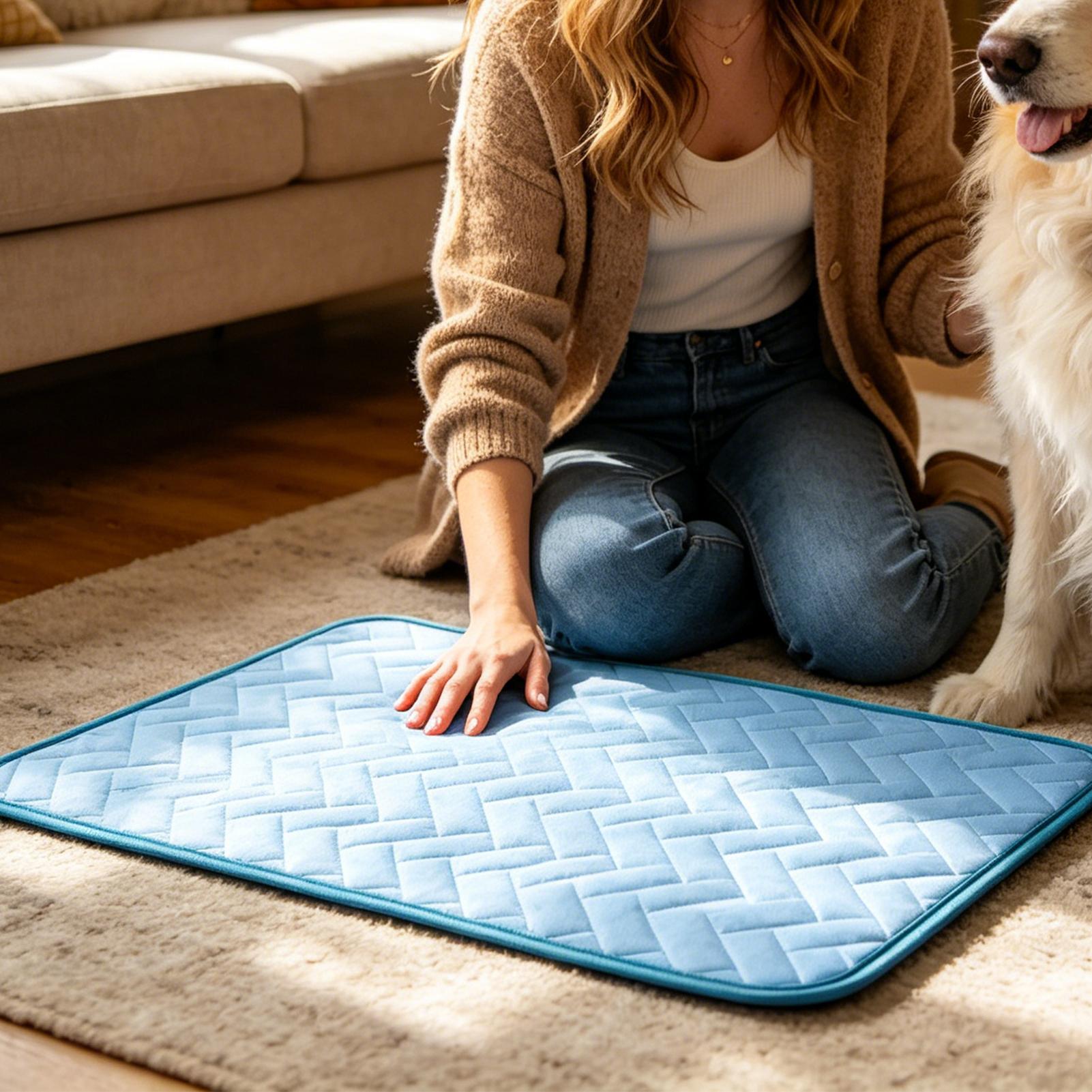 Alfombra refrescante de verano - Pet Supplies Self Wash reseña y precio