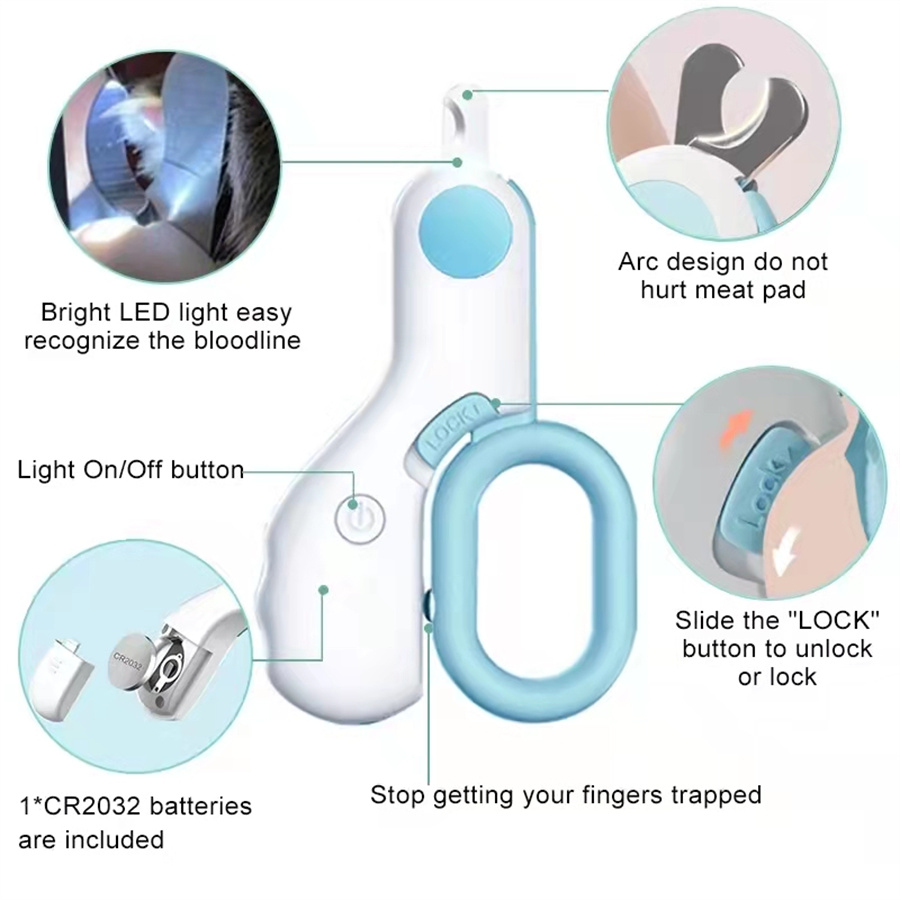 Cortauñas profesional con luz  - Pet Supplies Nail Trim reseña y precio