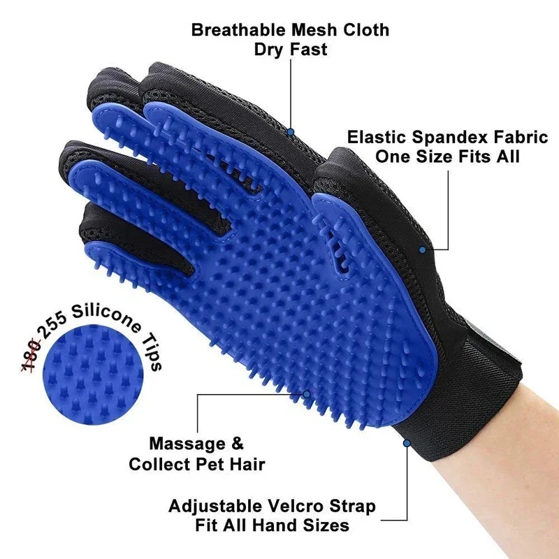 Guantes de Silicona para el Cu - Pet Supplies Grooming Hours reseña y precio