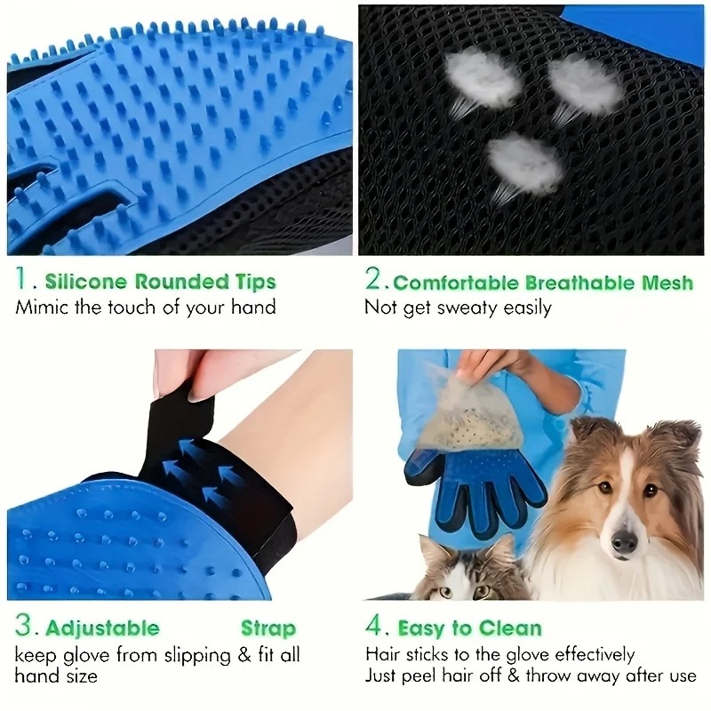 Guante Peine Quita Pelos para  - Pet Supplies Grooming reseña y precio
